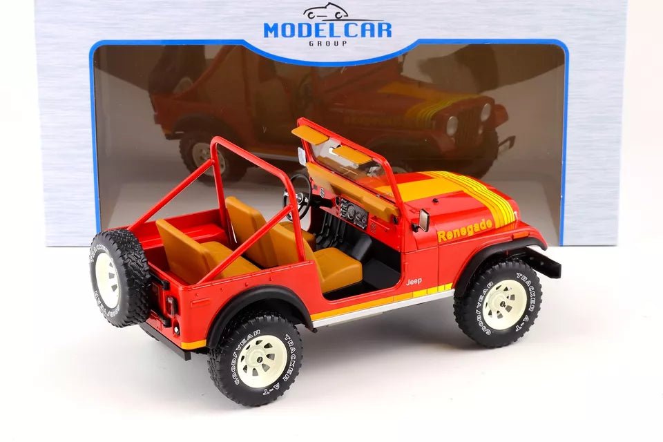 Auto a escala 1/18, Modelo Jeep CJ - 7 1976 Renegade, Película "Terminator" - Chido Toys