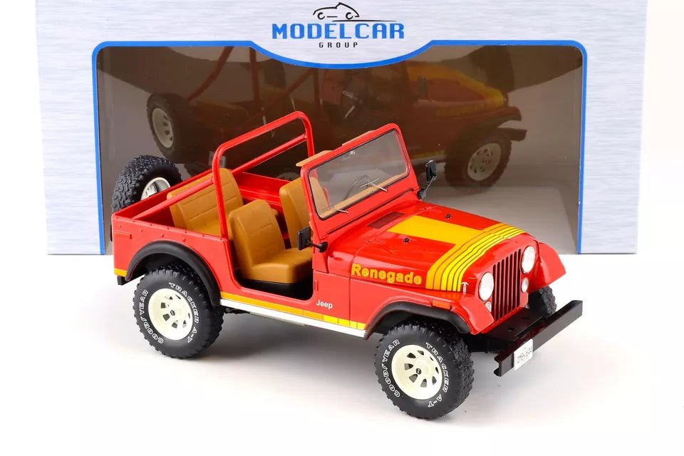 Auto a escala 1/18, Modelo Jeep CJ - 7 1976 Renegade, Película "Terminator" - Chido Toys