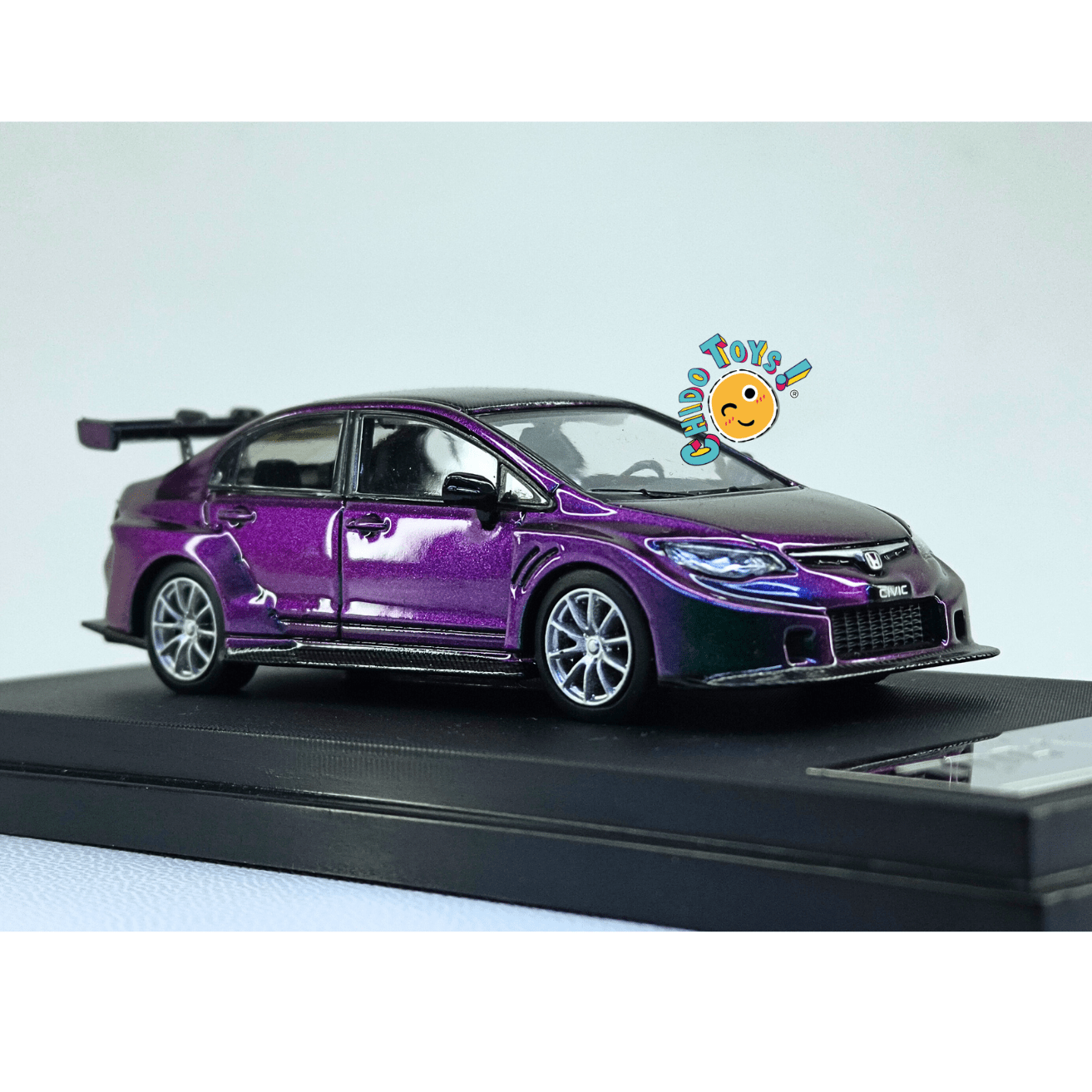 Auto a escala 1:64 TPC Honda Civic | Edición limitada 499 piezas | Efecto Camaleón - Chido Toys