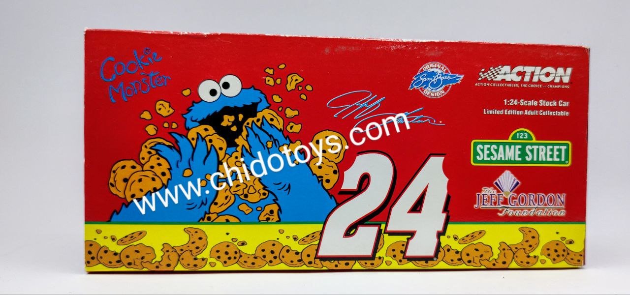 Auto a escala marca Action Racing, Modelo Monte Carlo 2003, Jeff Gordon Foundation 24 - Chido Toys