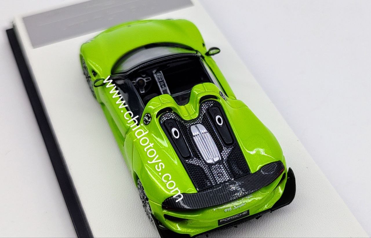 Auto a escala marca Aurora Model, Modelo Porsche 918 Spyder - Chido Toys