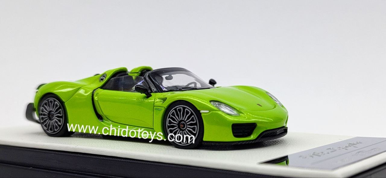 Auto a escala marca Aurora Model, Modelo Porsche 918 Spyder - Chido Toys