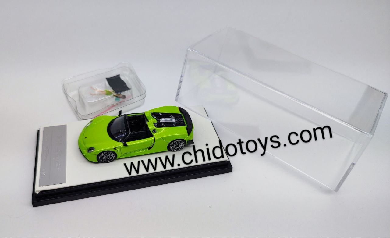 Auto a escala marca Aurora Model, Modelo Porsche 918 Spyder - Chido Toys