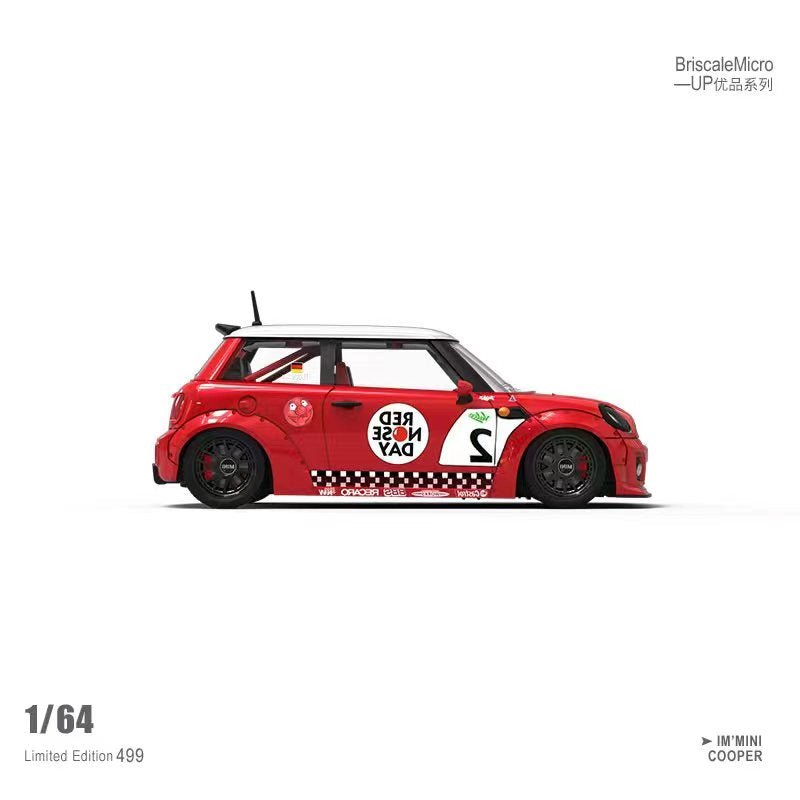Auto a escala Marca Briscale Micro Up, Modelo LBWK Mini Cooper. - Chido Toys