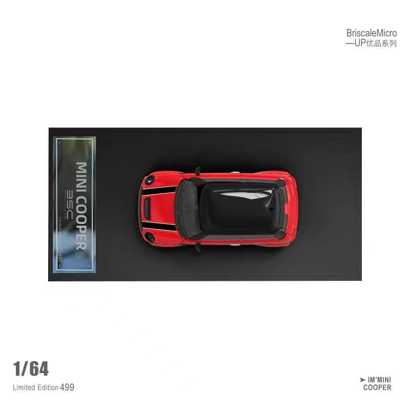 Auto a escala Marca Briscale Micro Up, Modelo LBWK Mini Cooper. - Chido Toys