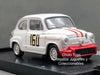 Auto a escala marca Brumm, Modelo Fiat Abarth 850 TC (Pieve Santo Stefano 1966), Piero Falorni - Chido Toys