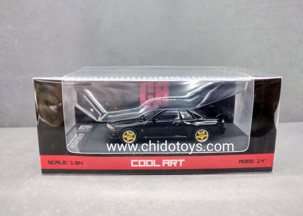 Auto a escala marca Cool Art, Modelo Nissan GTR R32 - Chido Toys
