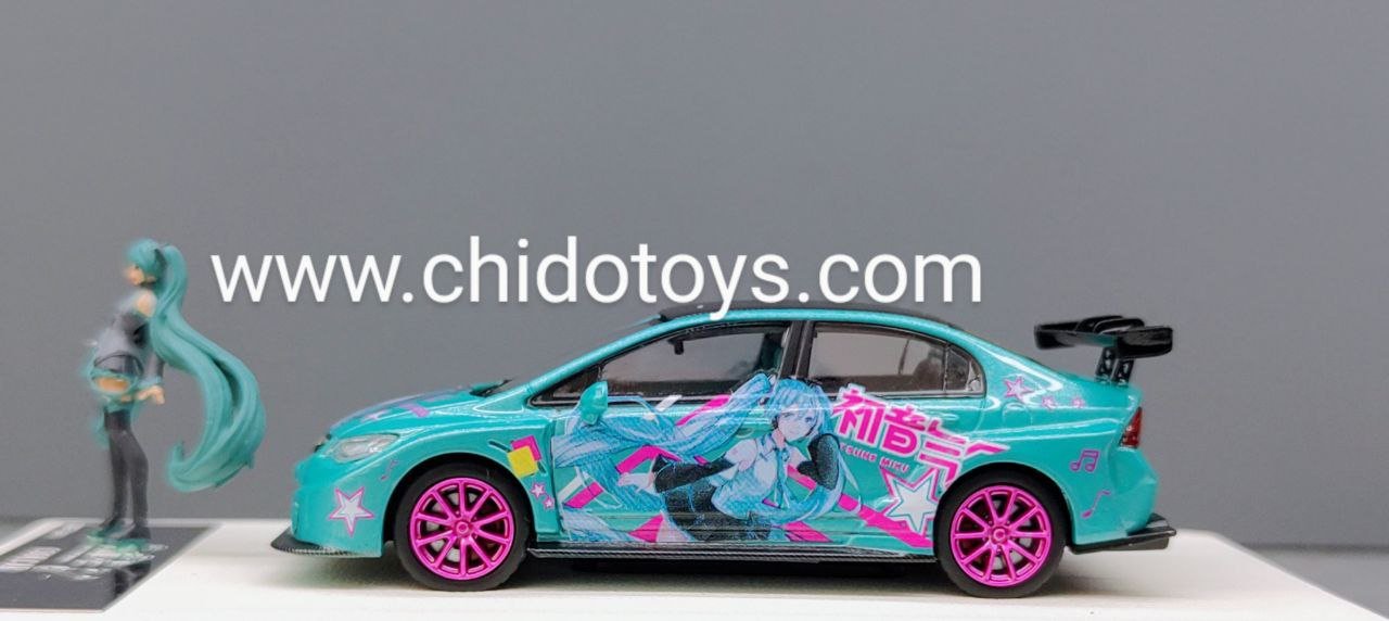 Auto a escala marca Cool.Car, Modelo Honda Civic Hatsune - Chido Toys