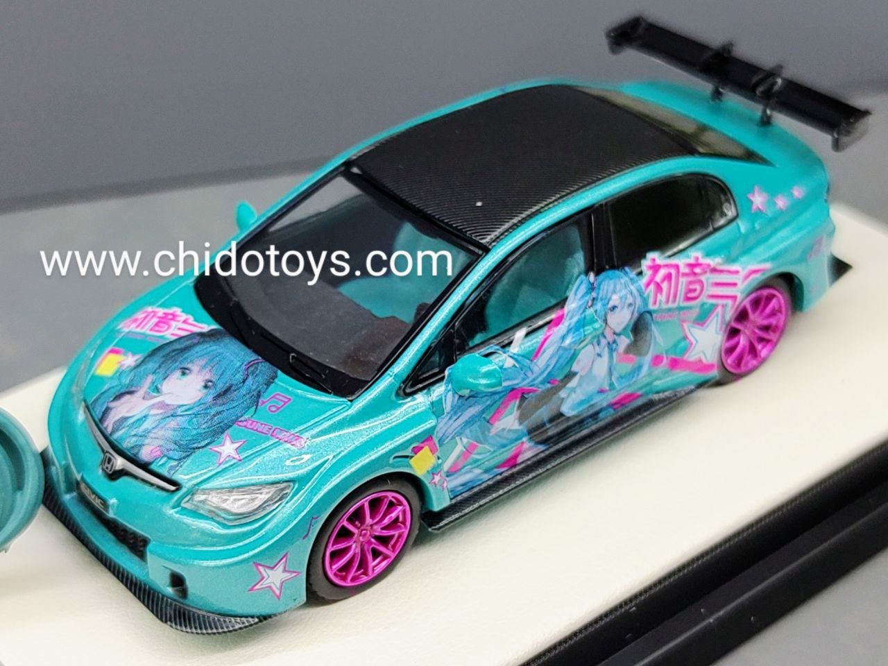 Auto a escala marca Cool.Car, Modelo Honda Civic Hatsune - Chido Toys