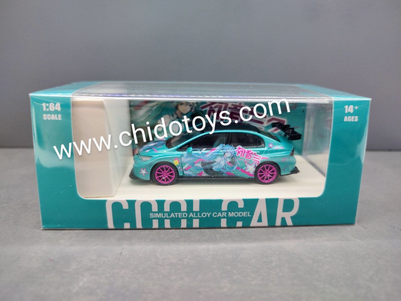 Auto a escala marca Cool.Car, Modelo Honda Civic Hatsune - Chido Toys