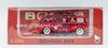 Auto a escala marca Flame Model, Modelo T1 SCHOOL BUS Rojo/blanco Wide Body Modified - Chido Toys