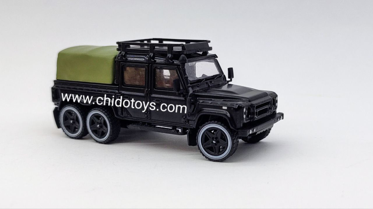 Auto a escala marca GCD, Modelo Defender 6x6 - Chido Toys