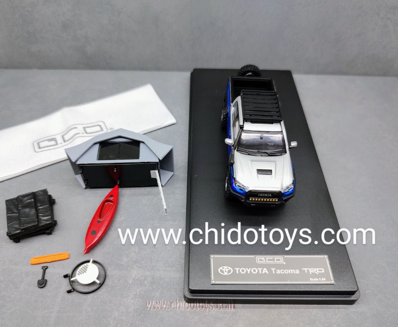 Auto a escala marca GCD, Modelo Toyota Tacoma - Chido Toys