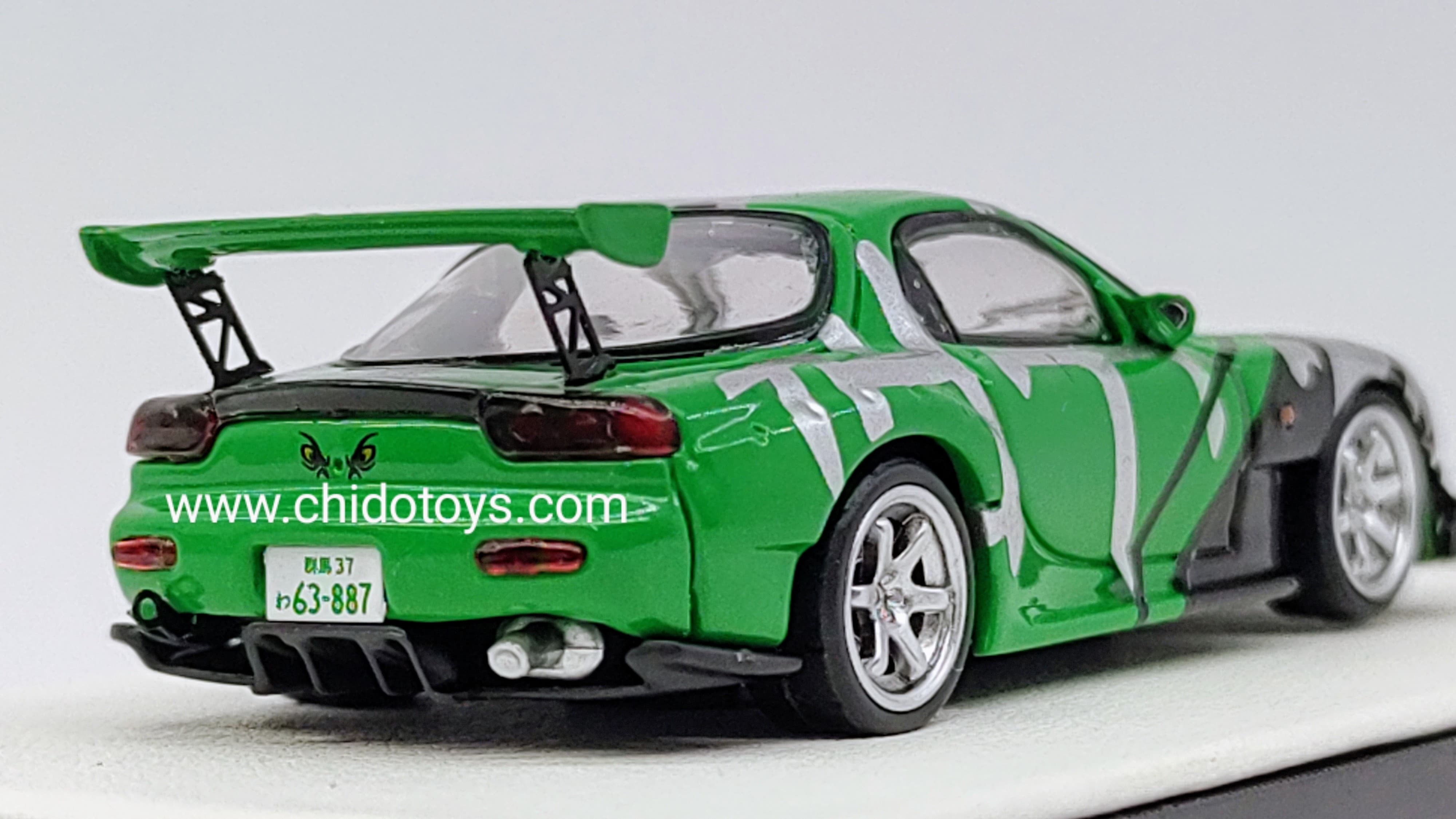 Auto a escala marca GDO HUNTER, Modelo Mazda RX7 BUSHIDO - Chido Toys