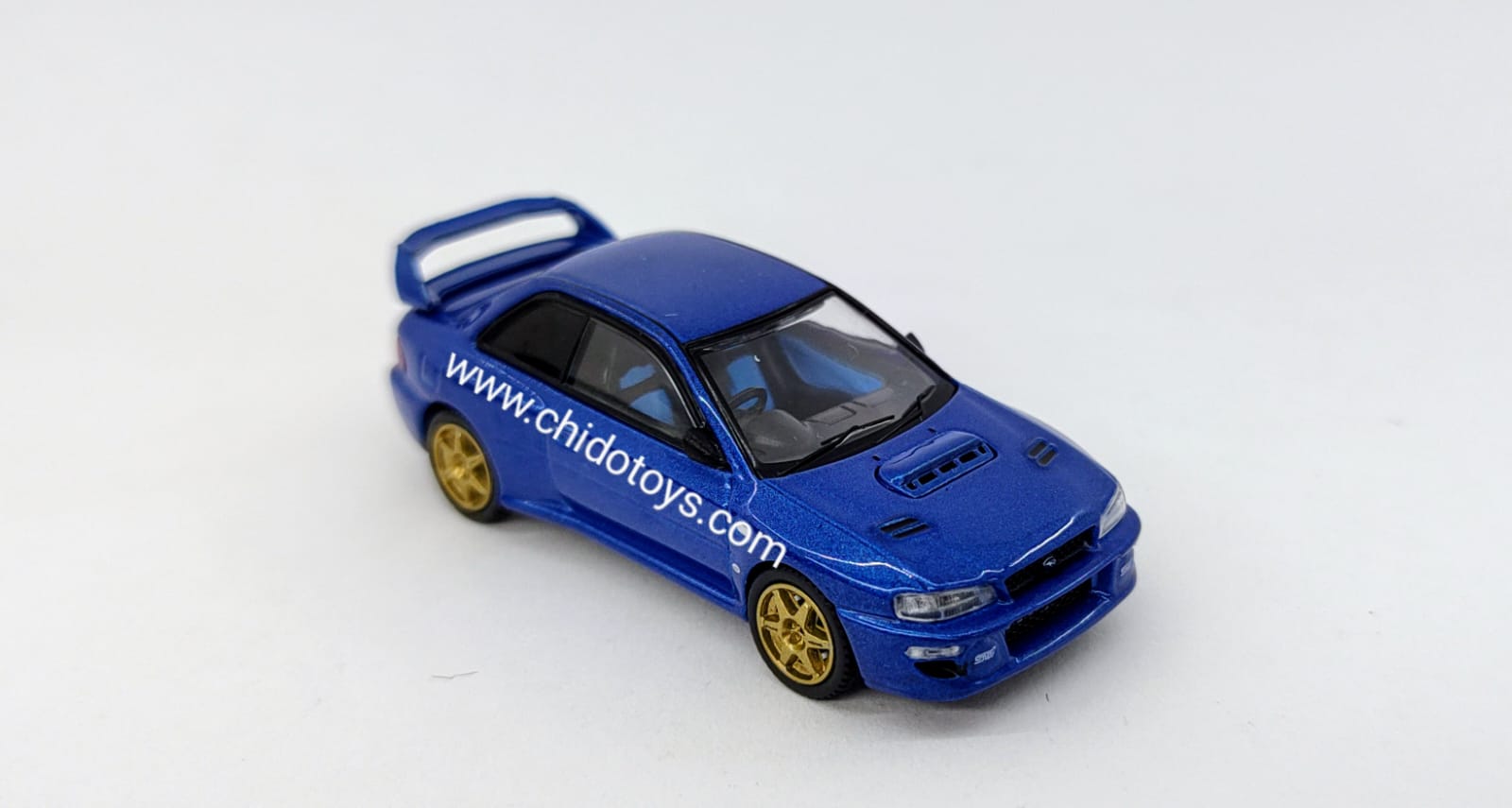 Auto a escala marca Hobby Japan, Modelo Subaru Impreza - Chido Toys