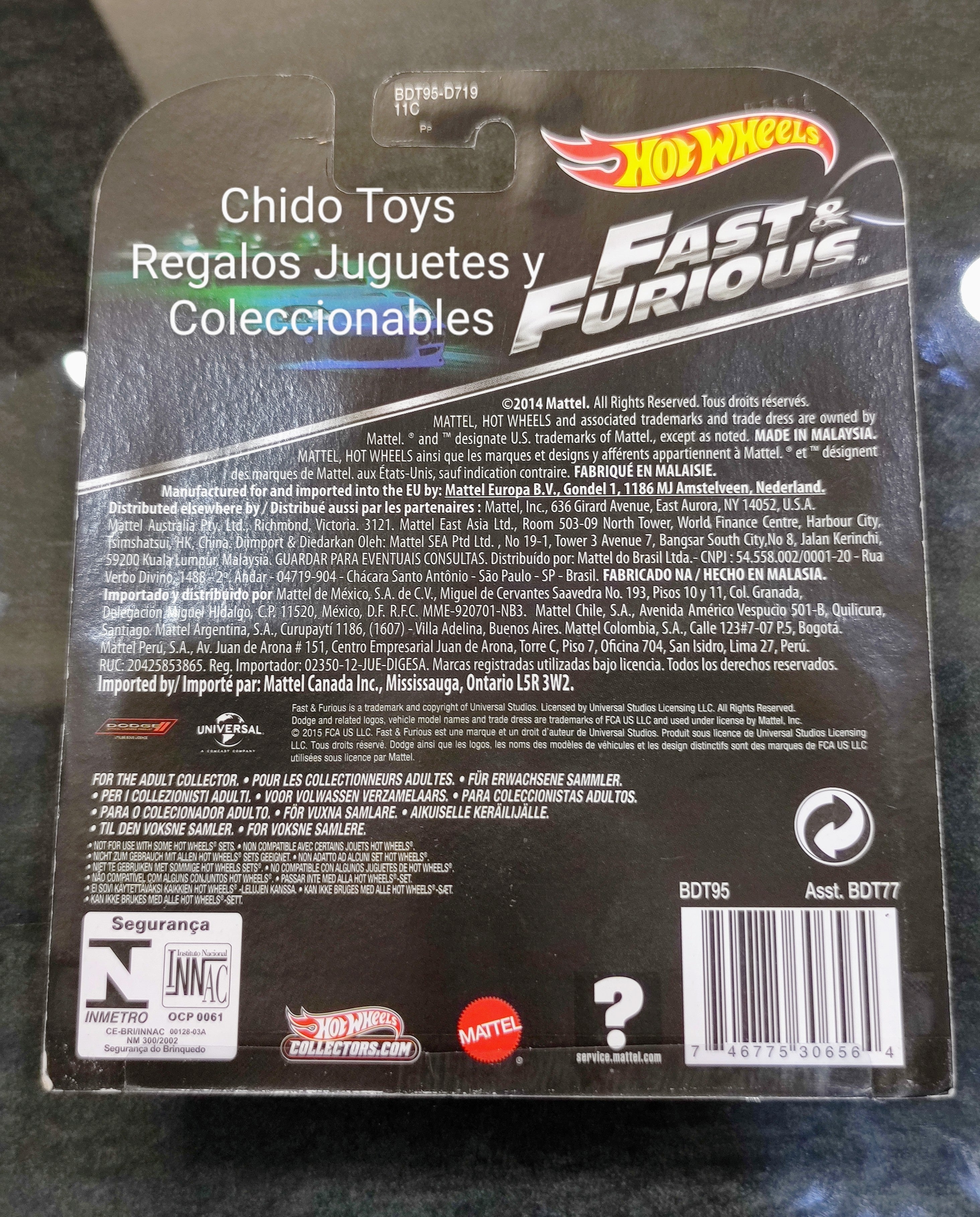 Auto a escala marca Hot Wheels Retro Dodge Charger 70' - Chido Toys