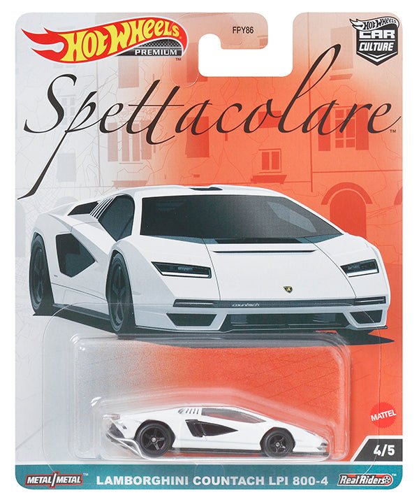 Auto a escala marca Hot Wheels, Serie Premium Car Cultures 2023 B Estuche Spettacolare - Chido Toys