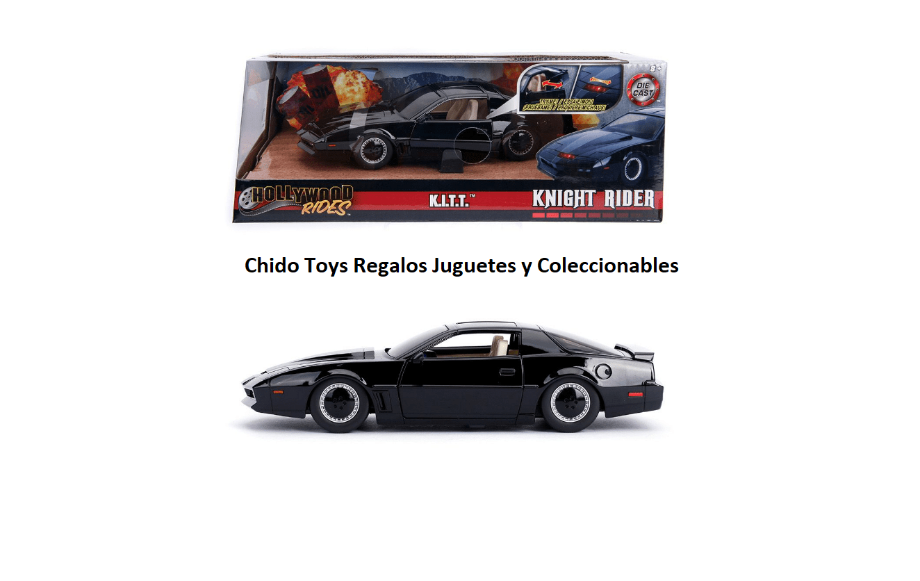 Auto a escala marca Jada, K.I.T.T. "El auto increíble" - Chido Toys