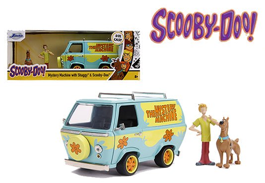 Auto a escala marca Jada, Mystery Machine con Scooby y Shaggy - ¡Scooby - Doo¡ - Chido Toys