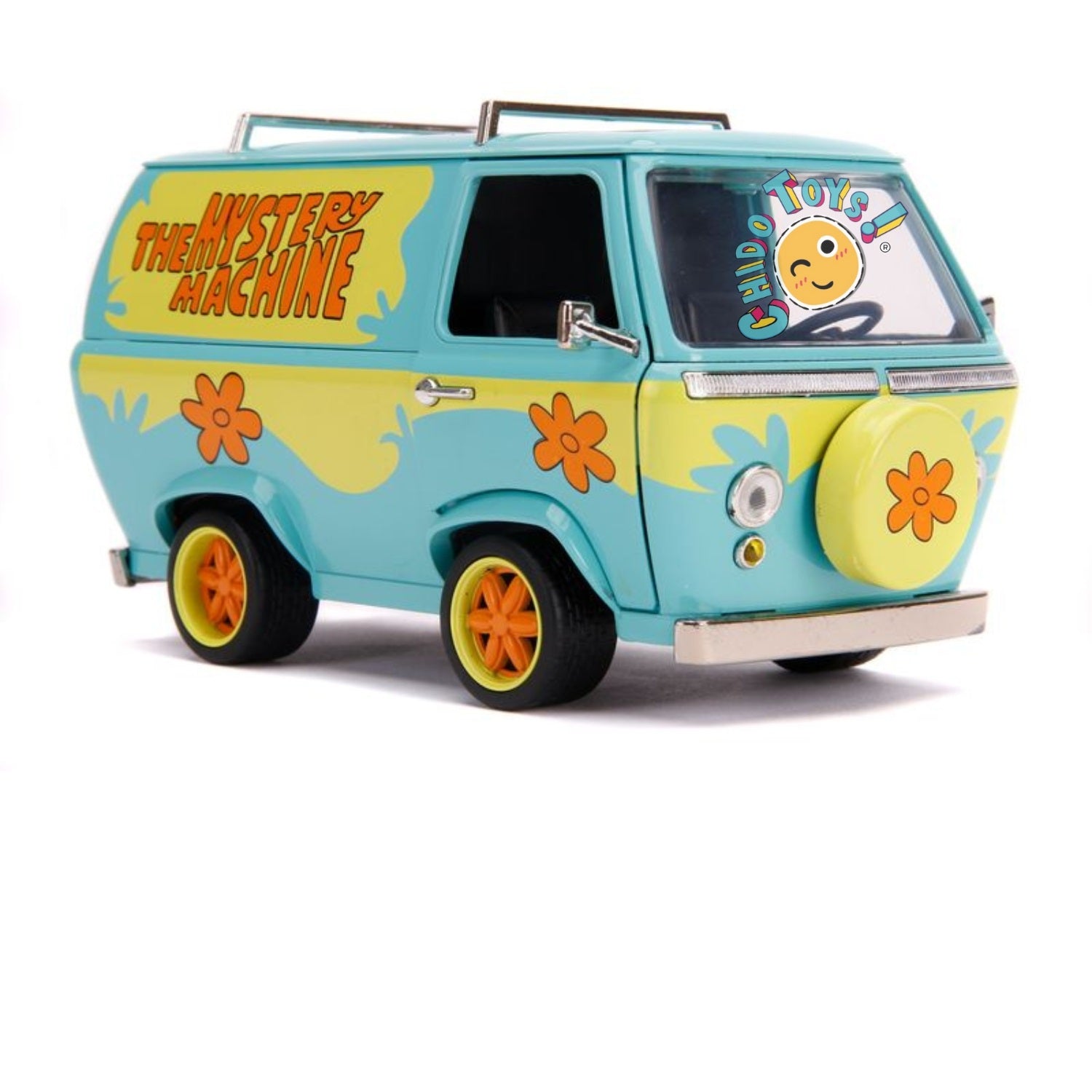 Auto a escala marca Jada, Mystery Machine con Scooby y Shaggy - ¡Scooby - Doo¡ - Chido Toys