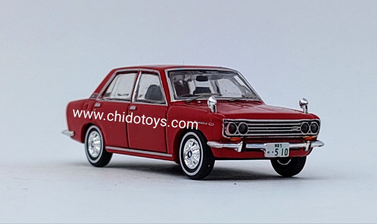 Auto a escala marca Jcollection, Modelo Datsun Bluebird 1600 SSS (P510) - Chido Toys