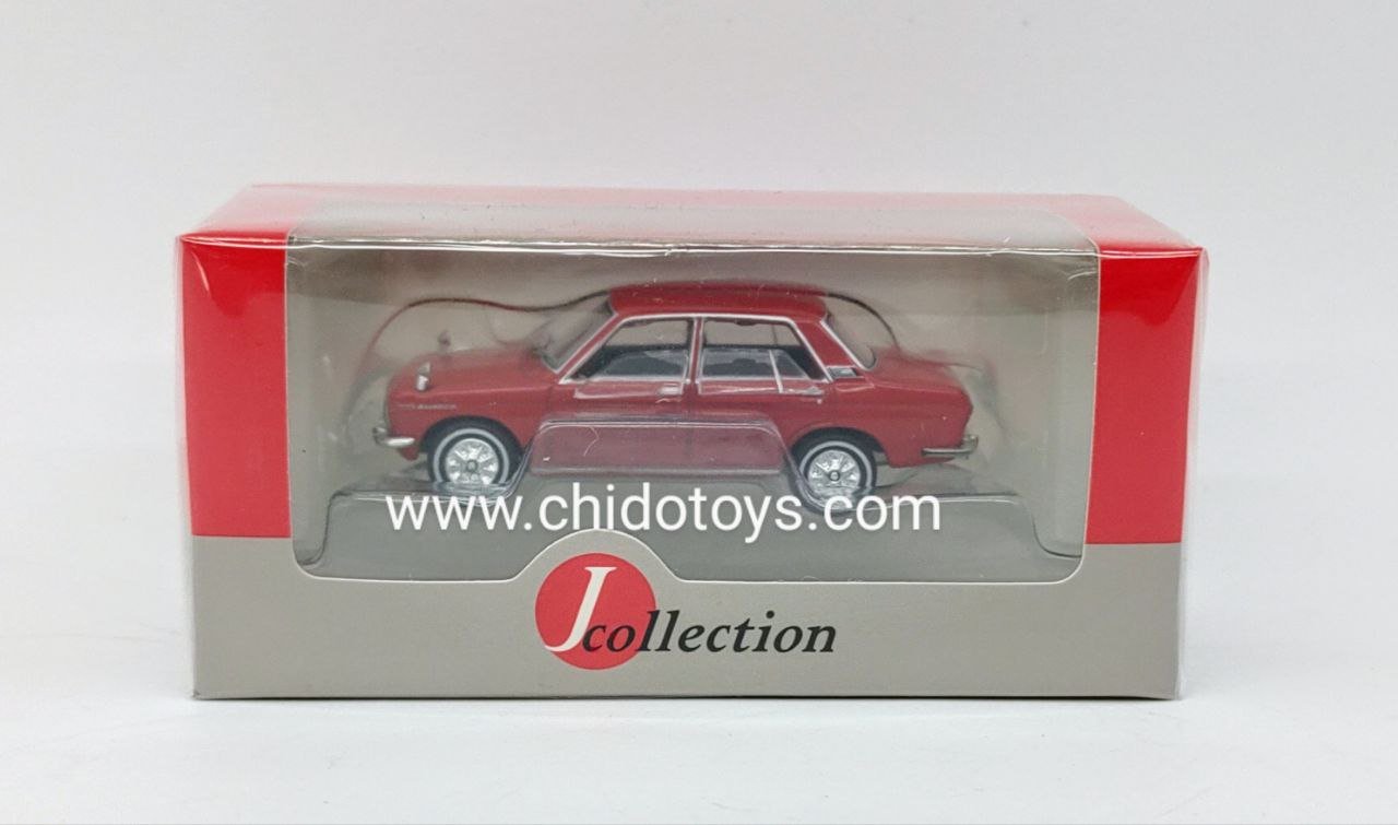 Auto a escala marca Jcollection, Modelo Datsun Bluebird 1600 SSS (P510) - Chido Toys