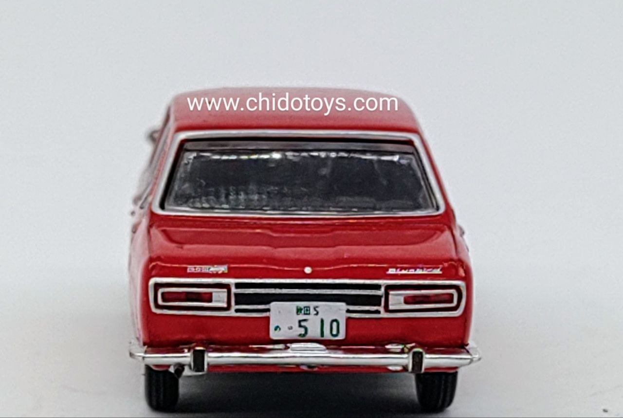 Auto a escala marca Jcollection, Modelo Datsun Bluebird 1600 SSS (P510) - Chido Toys