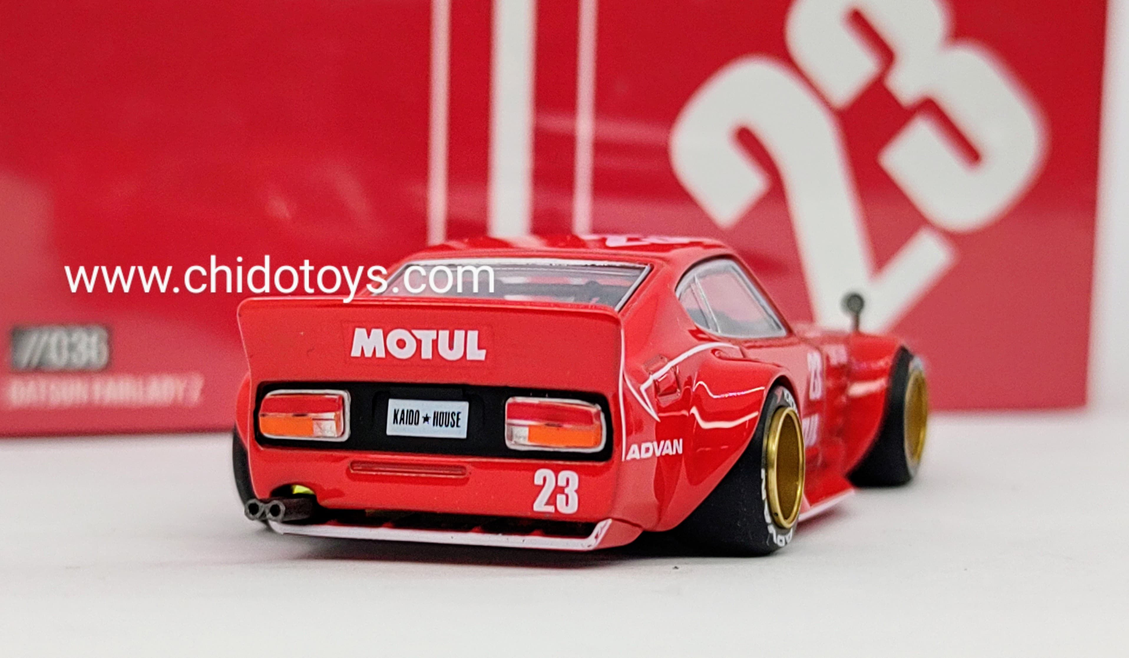 Auto a escala marca Kaido House, Chase Datsun Fairlady Z Motul - Chido Toys