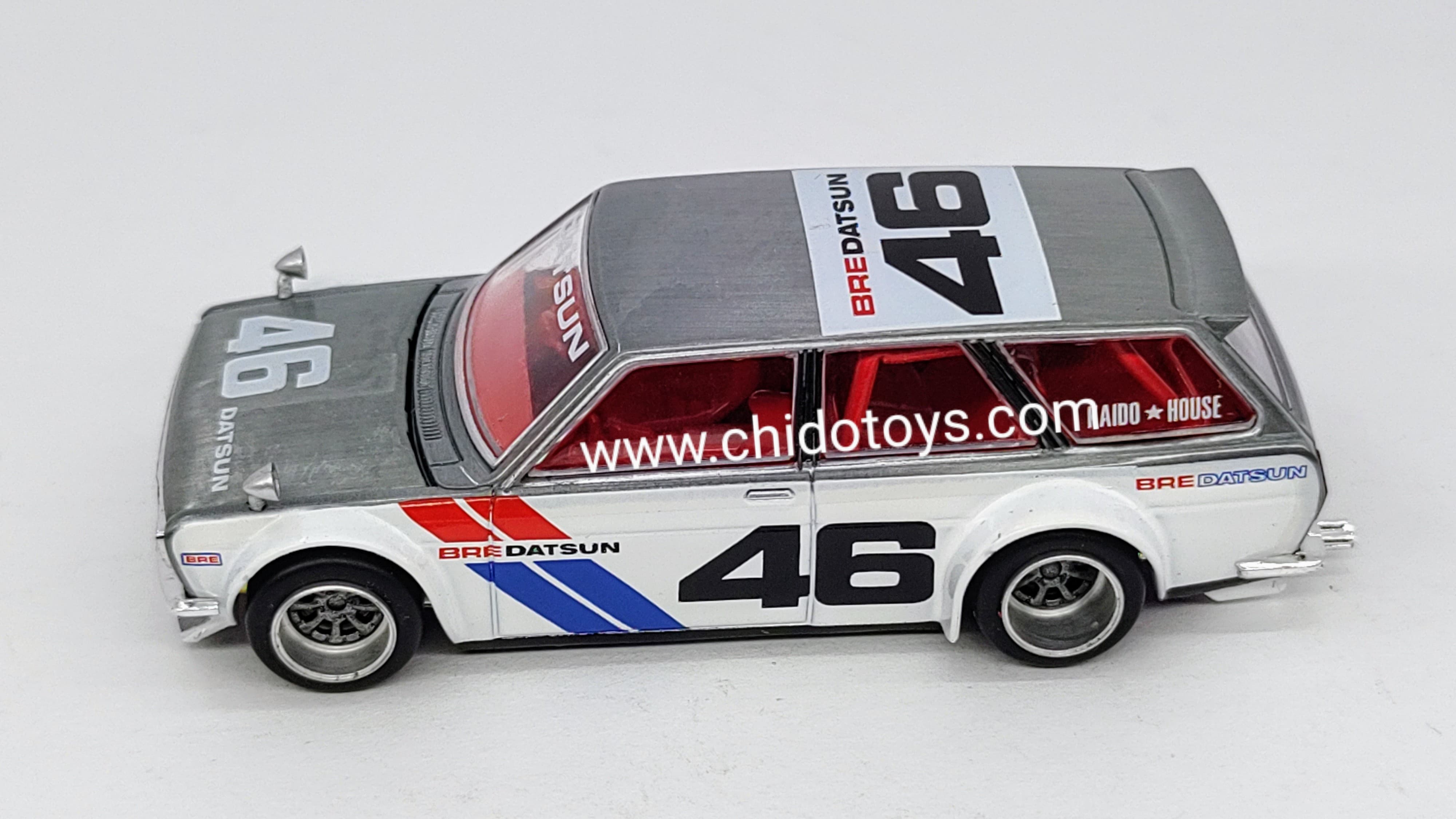 Auto a escala marca Kaido House, CHASE Datsun Wagon #026 - Chido Toys