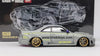 Auto a escala marca Kaido House, Modelo Chase Nissan Skyline GT - R (R33) Morado - Chido Toys