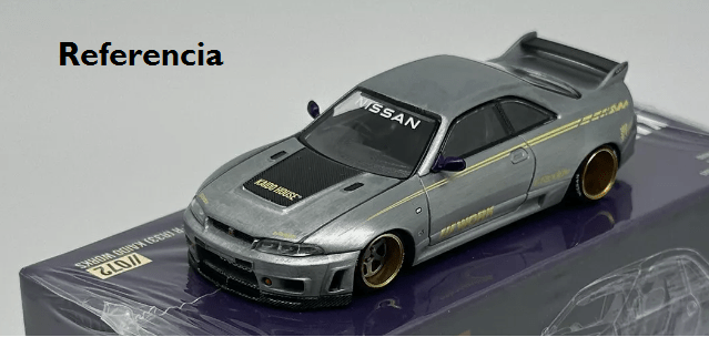 Auto a escala marca Kaido House, modelo Chase Skyline GT - R R33 - Chido Toys