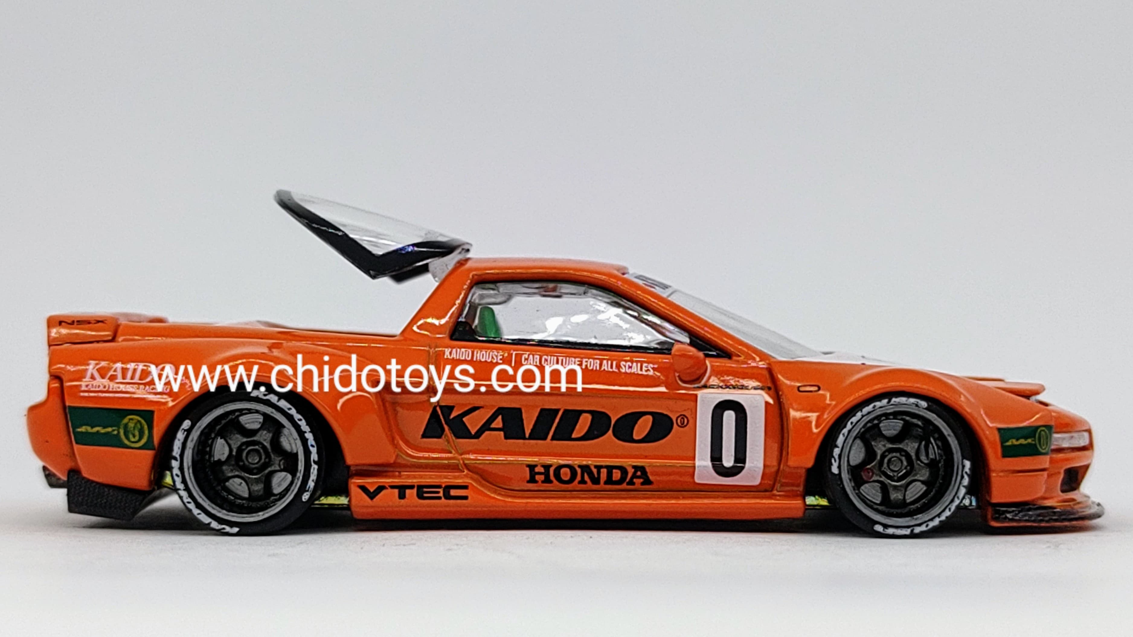 Auto a escala marca Kaido House, Modelo Honda NSX Kaido Racing V1 - Chido Toys