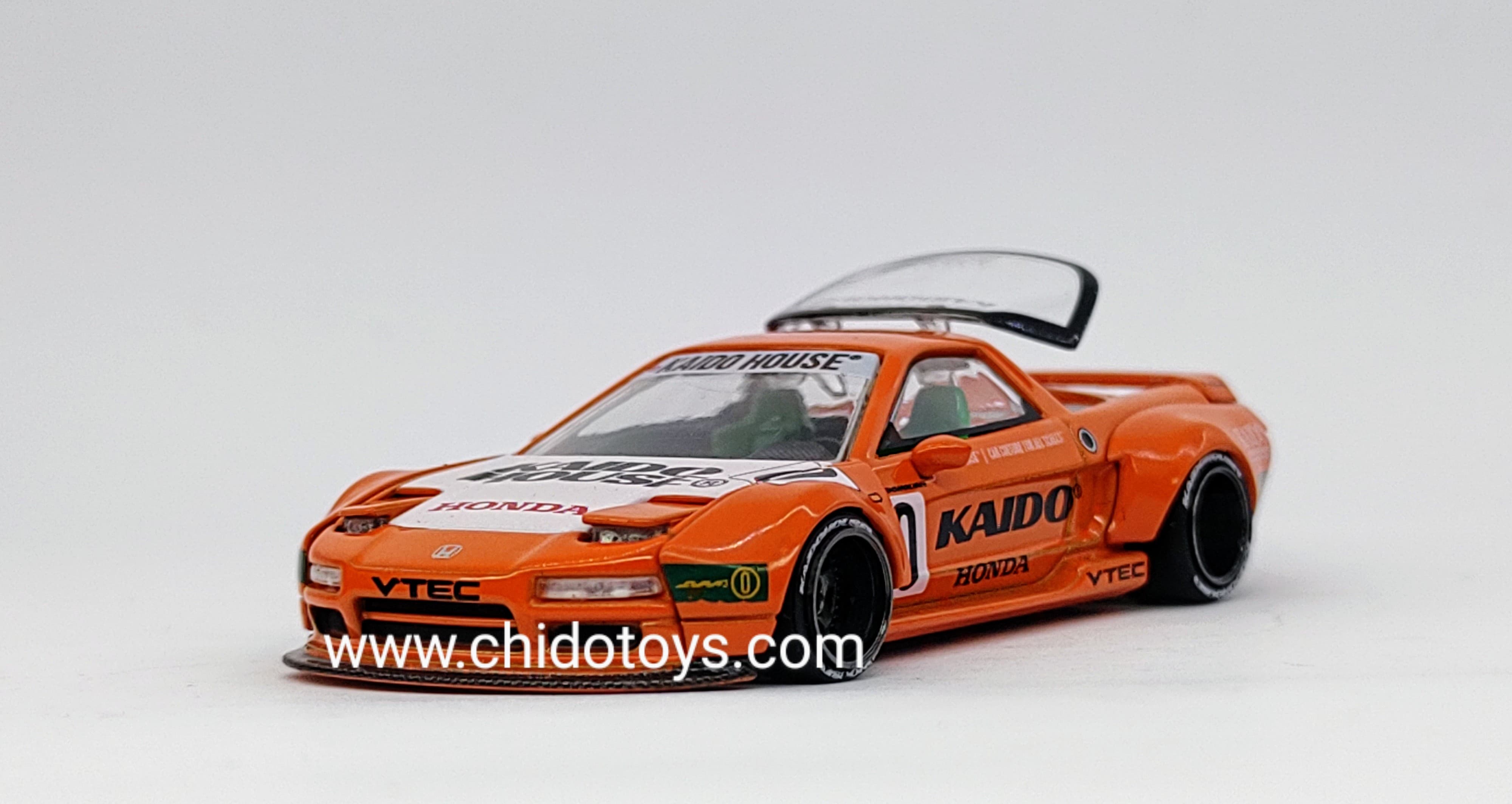 Auto a escala marca Kaido House, Modelo Honda NSX Kaido Racing V1 - Chido Toys