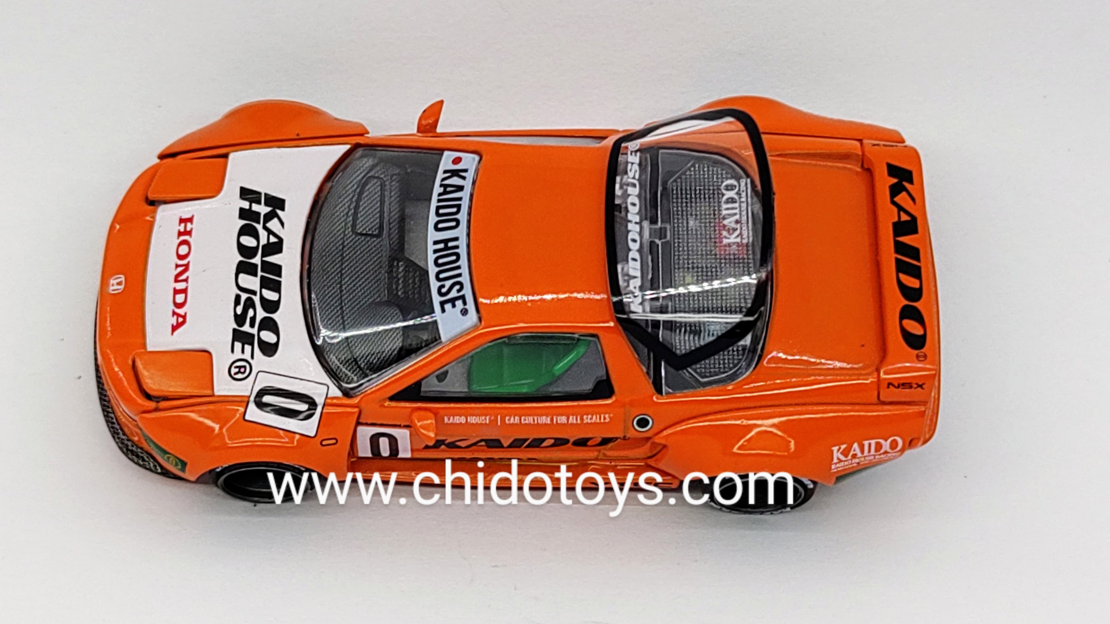 Auto a escala marca Kaido House, Modelo Honda NSX Kaido Racing V1 - Chido Toys