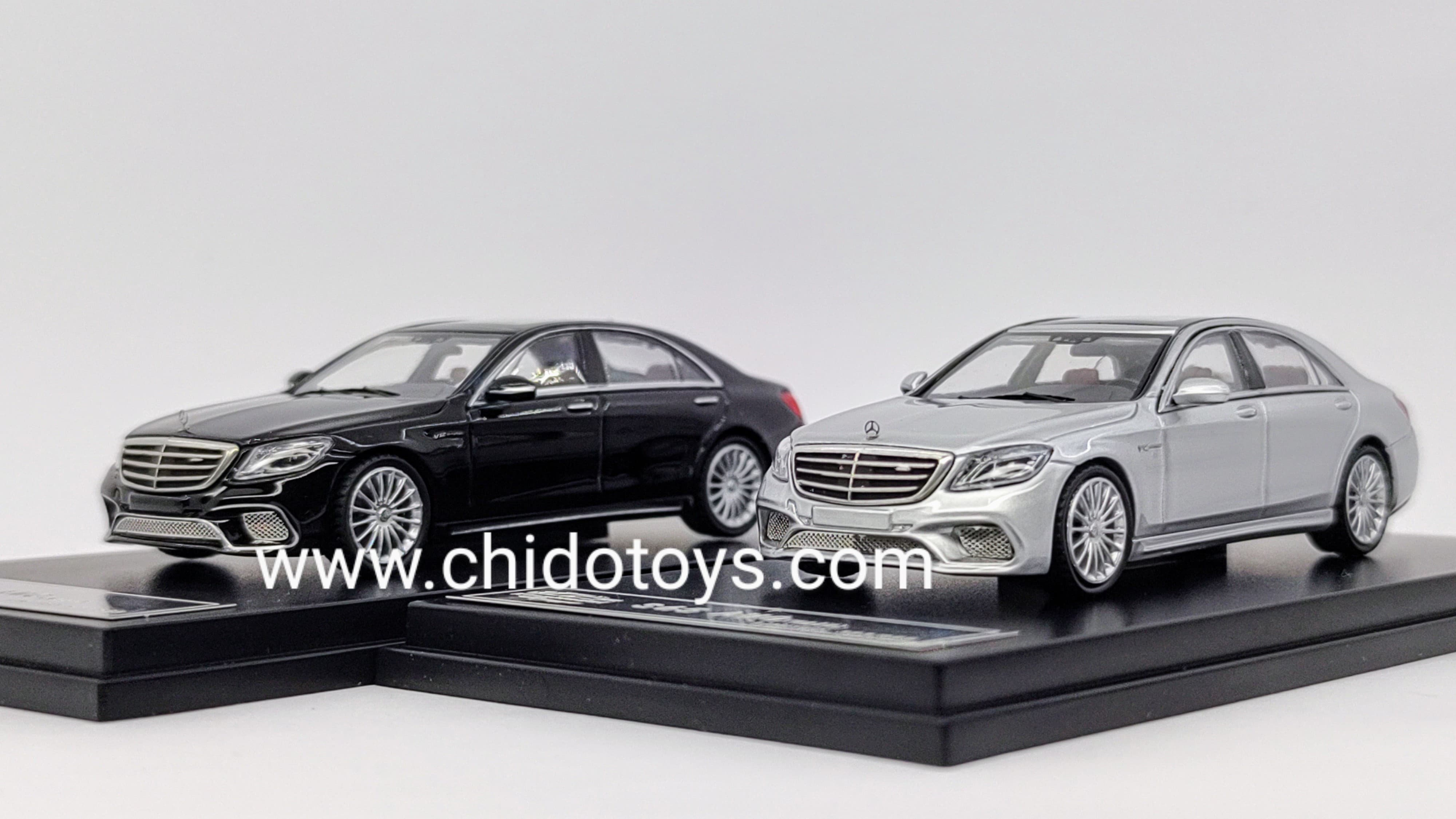 Auto a escala marca King Model, Modelo Mercedes Benz S65W222 - Chido Toys