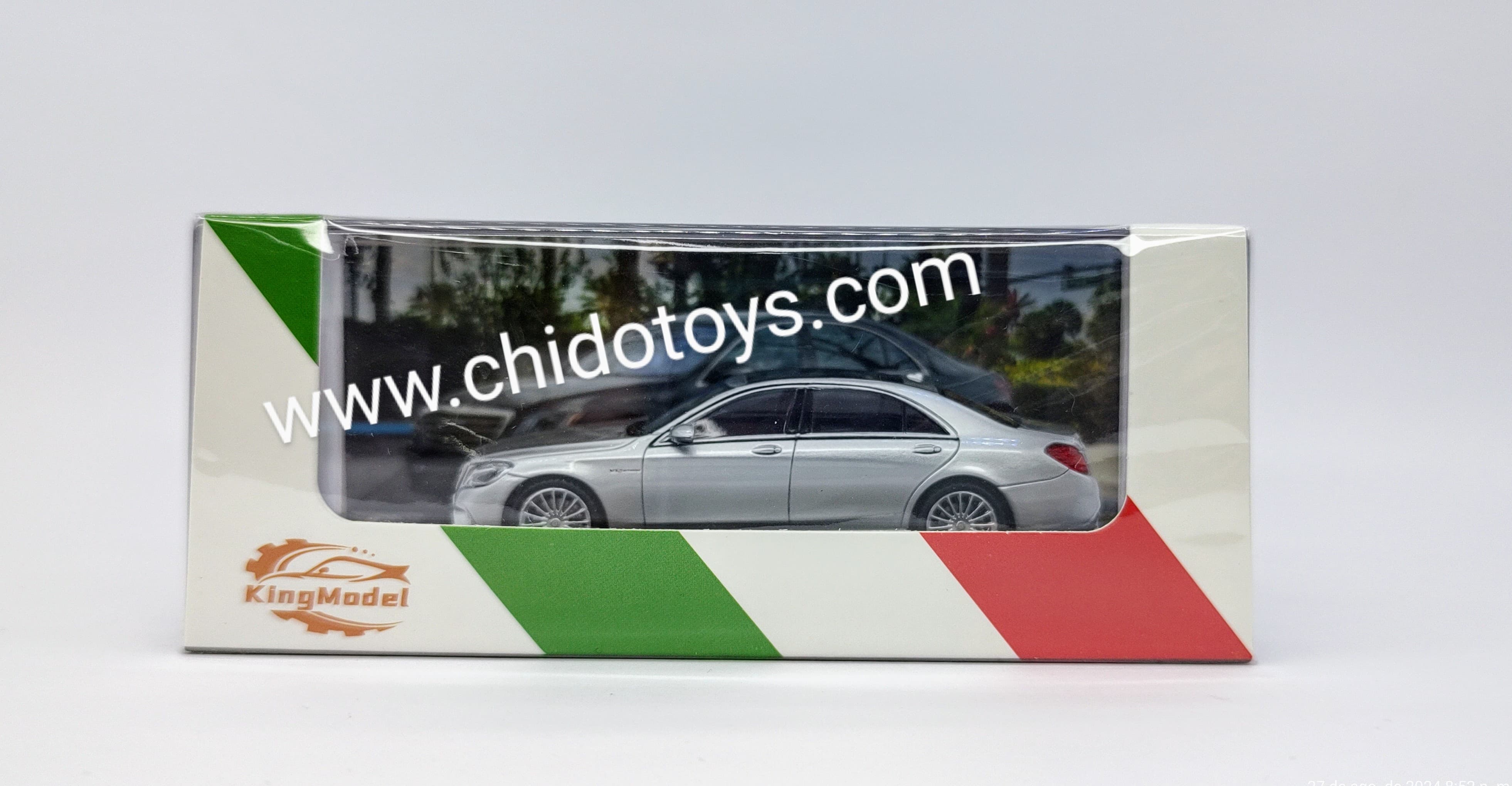 Auto a escala marca King Model, Modelo Mercedes Benz S65W222 - Chido Toys