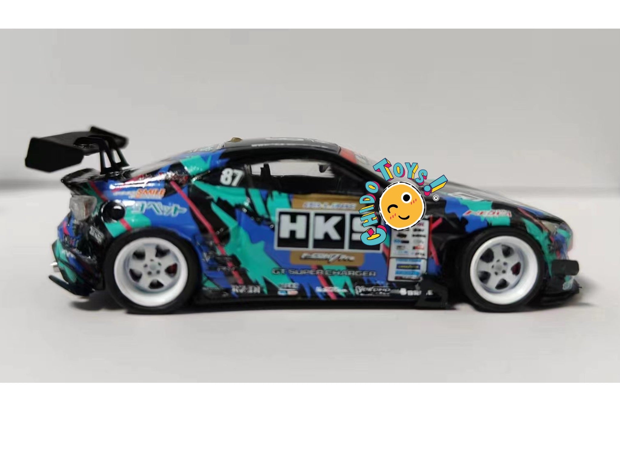 Auto a escala marca LF Model, Toyota 86 HKS - Chido Toys