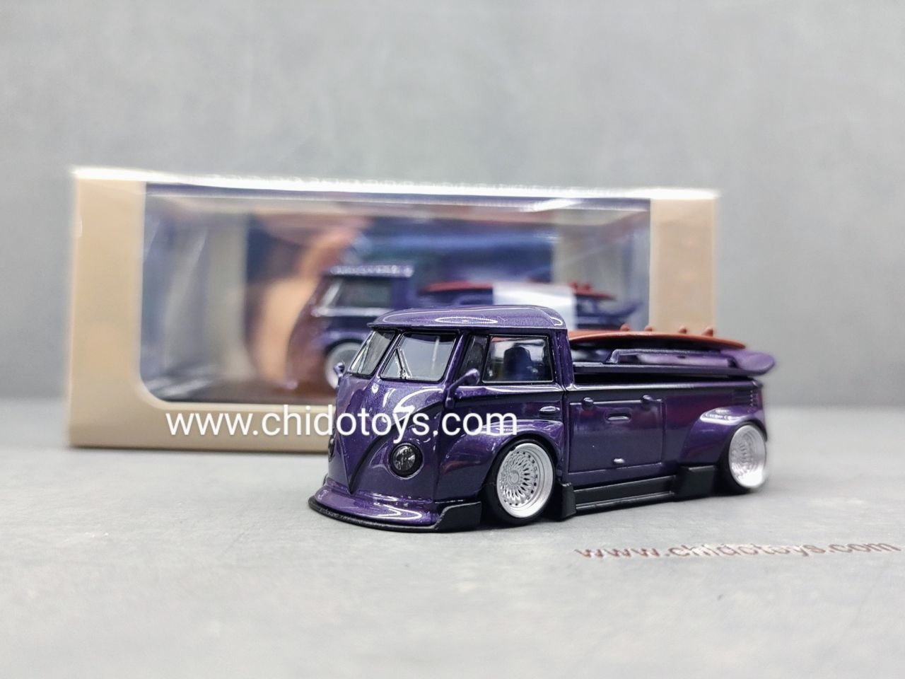 Auto a Escala marca LFModel, RWB V.W. T1 Pickup - Chido Toys