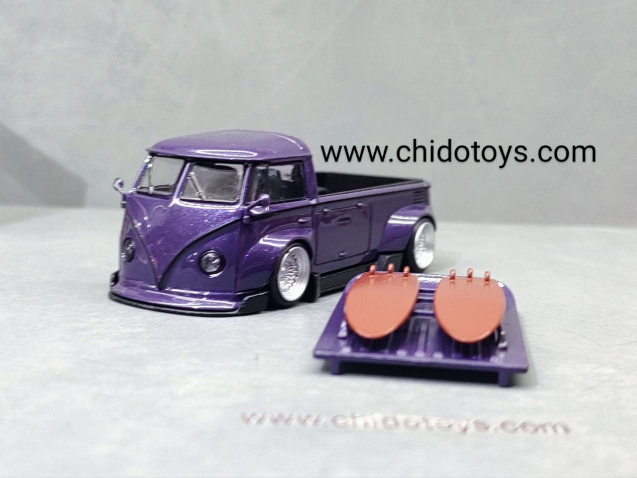 Auto a Escala marca LFModel, RWB V.W. T1 Pickup - Chido Toys