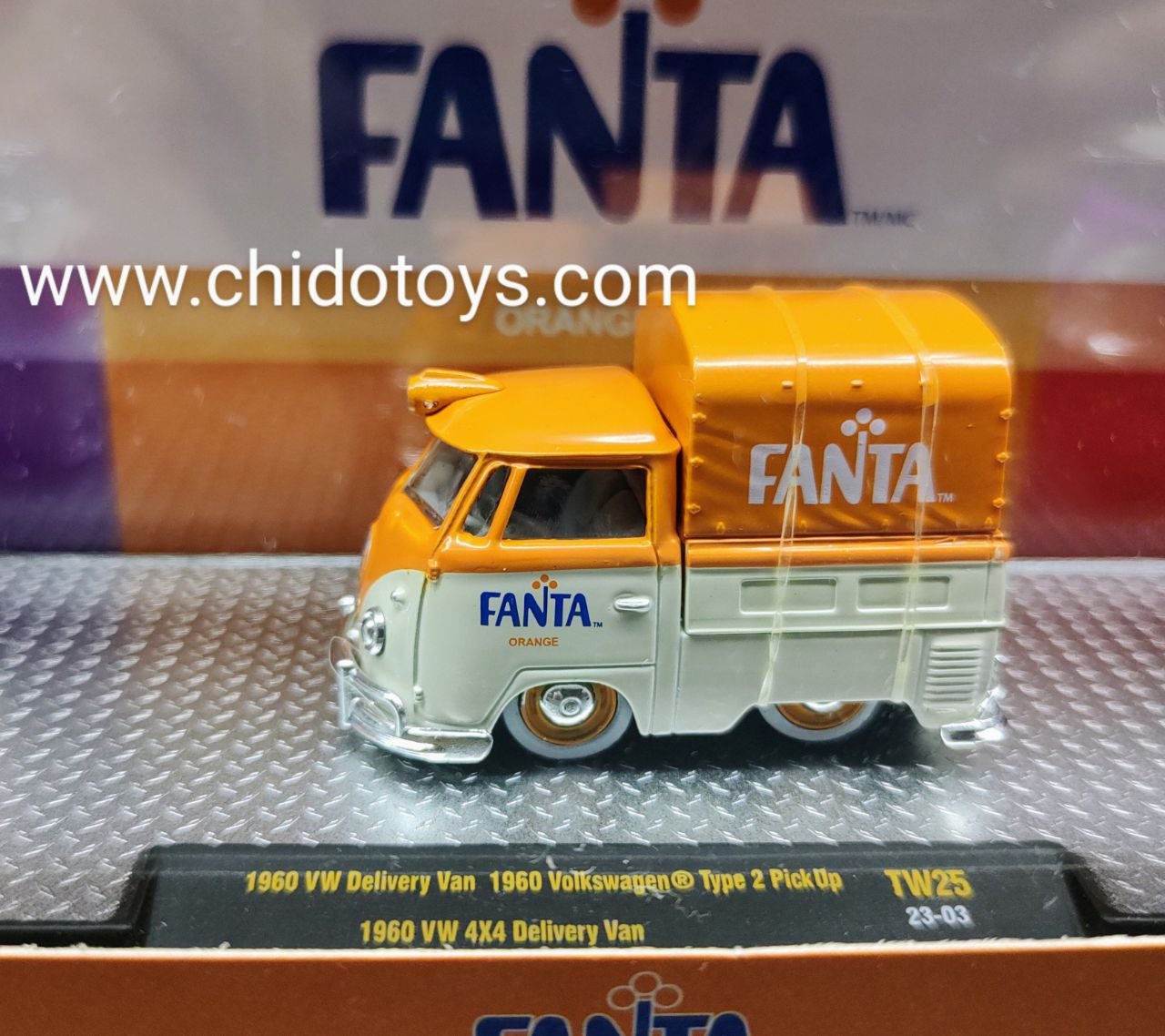 Auto a escala marca M2 Machines, SET FANTA - Chido Toys