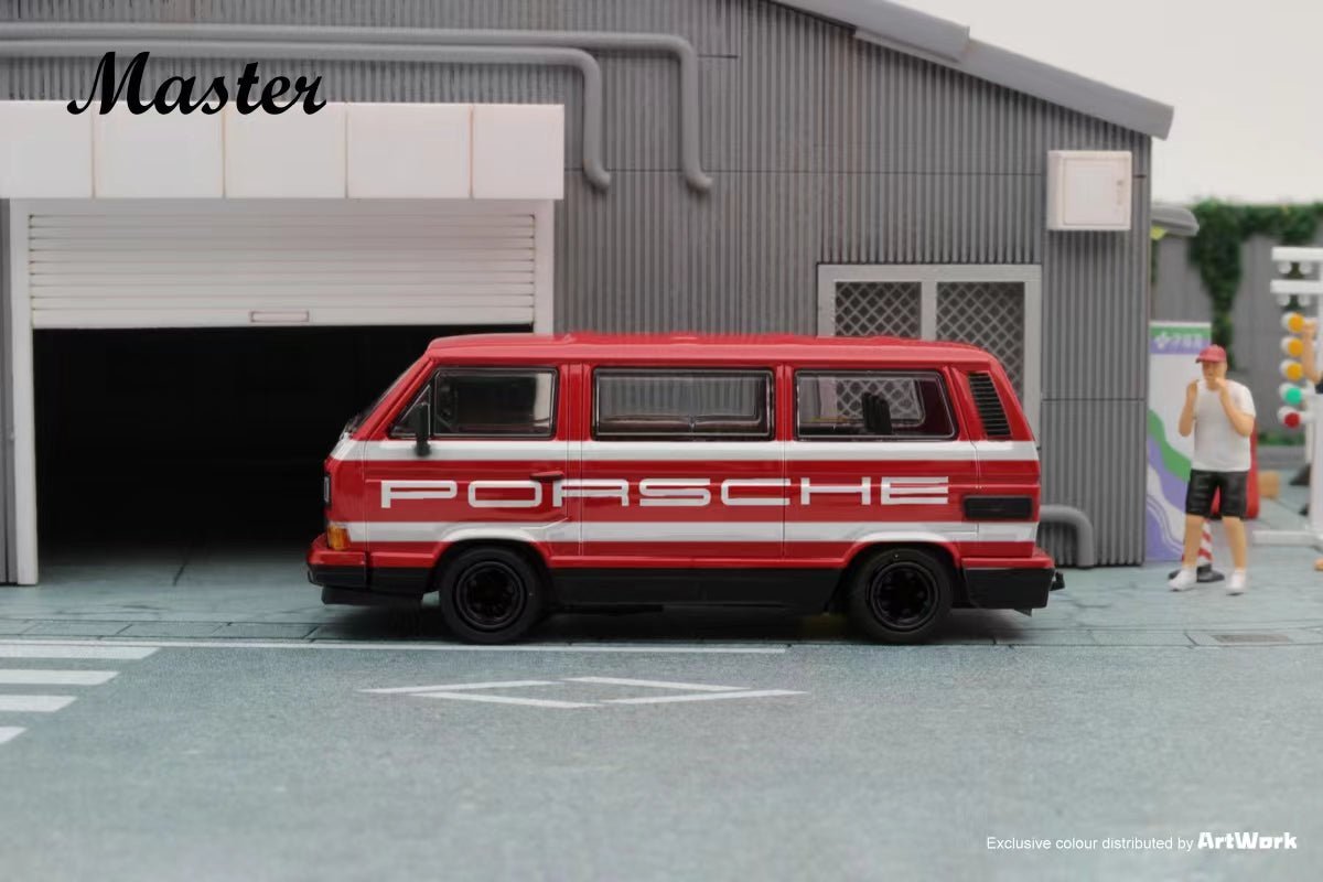 Auto a escala marca Master modelo Volkswagen T3 Carrera - Chido Toys