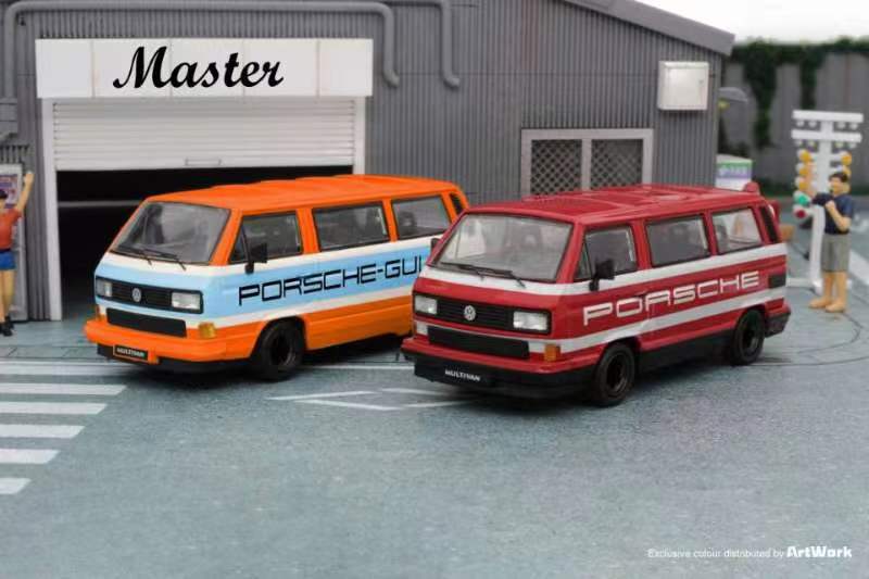 Auto a escala marca Master modelo Volkswagen T3 Carrera - Chido Toys