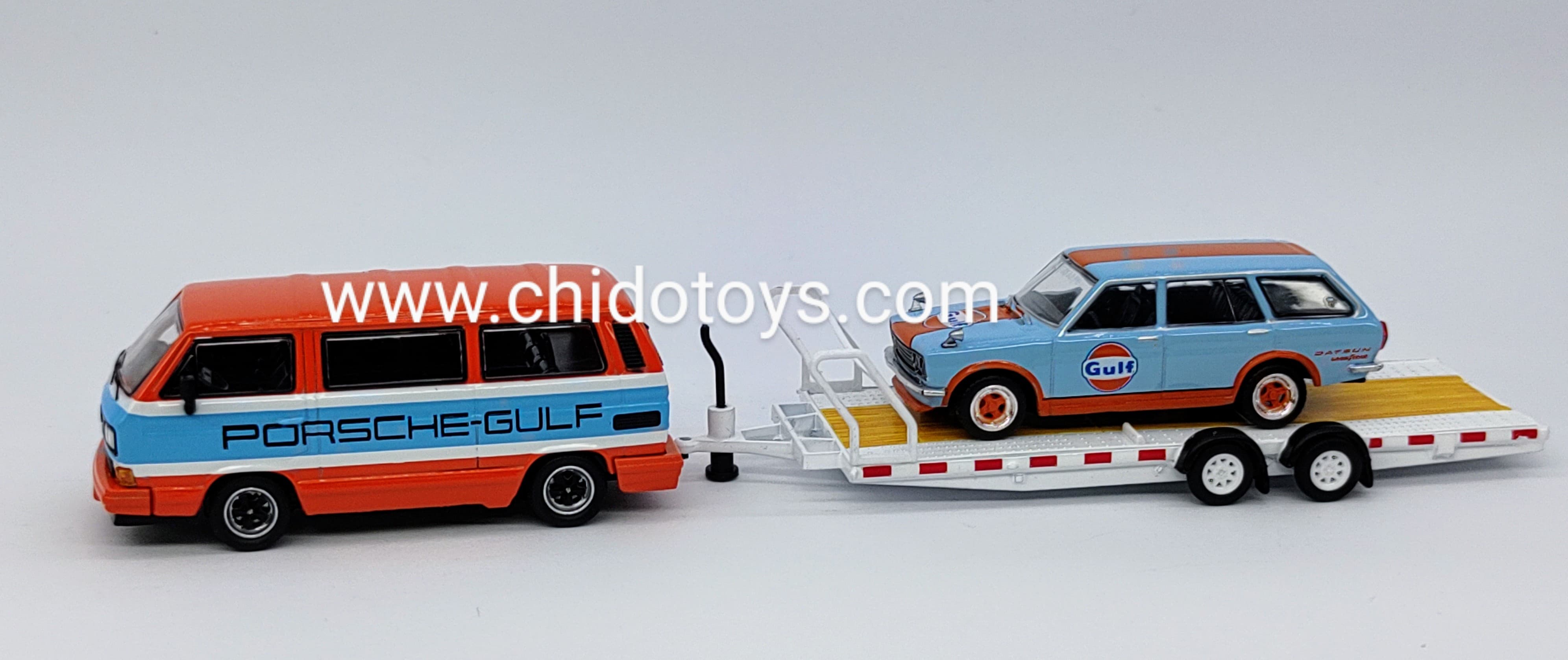 Auto a escala marca Master modelo Volkswagen T3 Carrera - Chido Toys