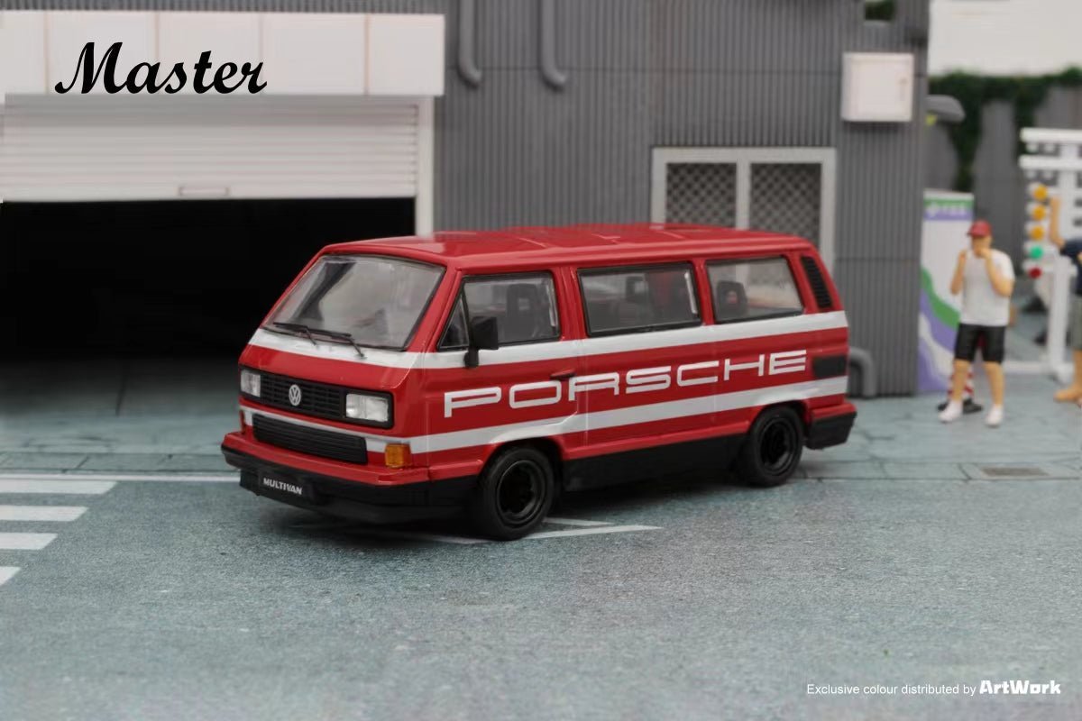 Auto a escala marca Master modelo Volkswagen T3 Carrera - Chido Toys