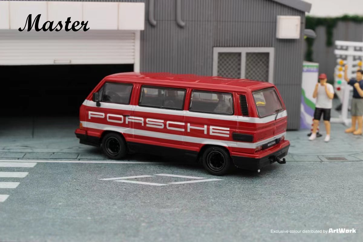 Auto a escala marca Master modelo Volkswagen T3 Carrera - Chido Toys