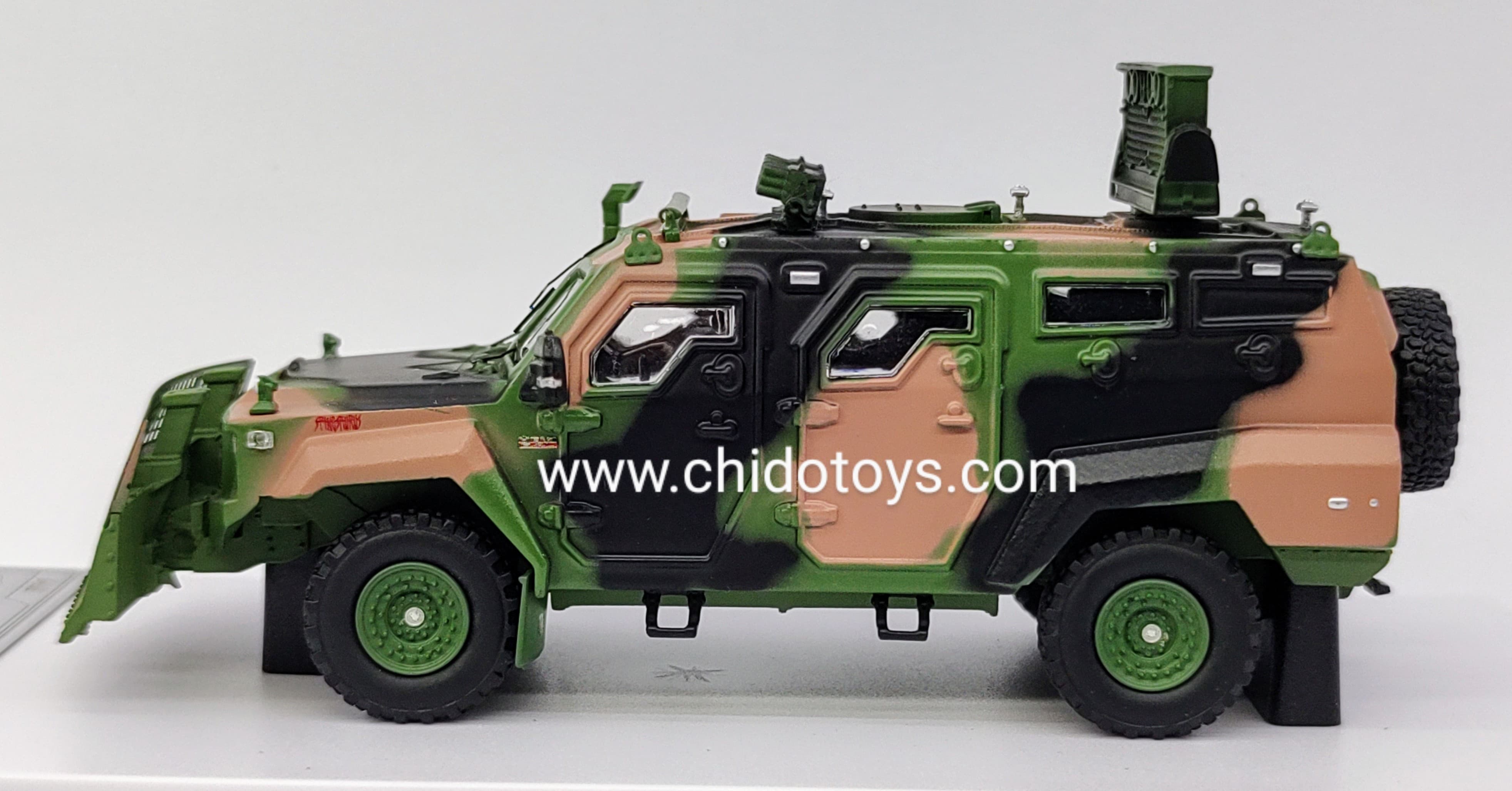 Auto a escala marca MB, modelo Spinosaurus Explosion Proof. - Chido Toys