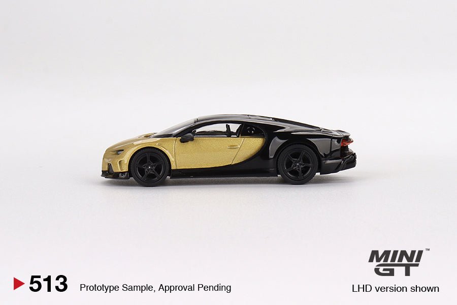 Auto a escala Marca Mini GT Bugatti Chiron Super Sport Gold - Chido Toys