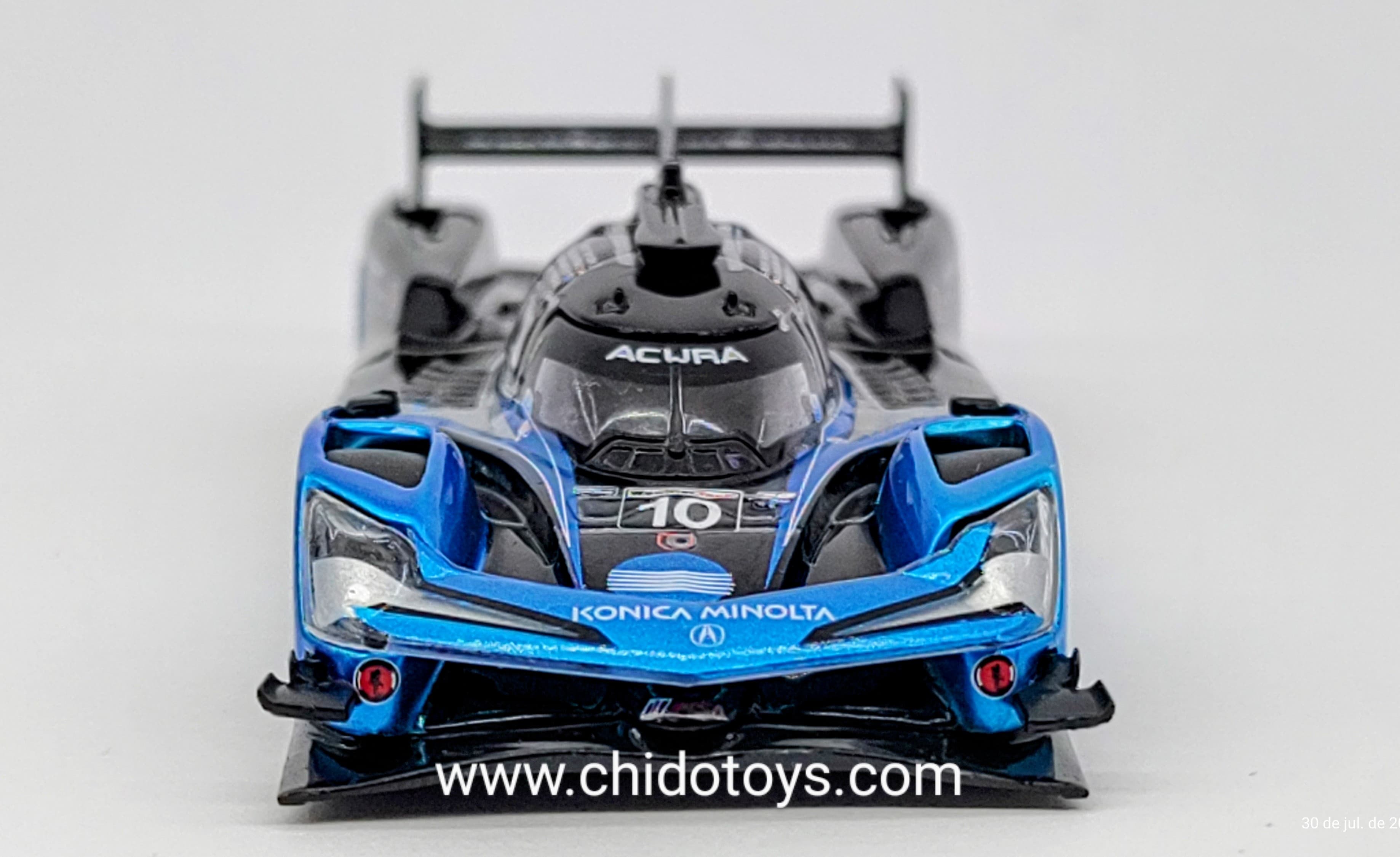 Auto a escala marca Mini GT, Modelo ACURA ARX GTP #10 IMSA 2023 - Chido Toys