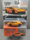 Auto a escala Marca Mini GT, Modelo Lamborghini Huracán STO Arancio Borealis - Chido Toys