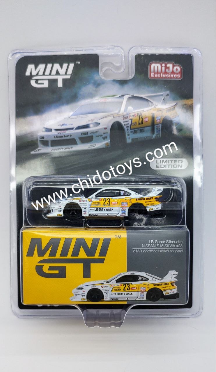Mini GT Nissan S15 Silvia LB Super Silhouette 1:64 #23 Goodwood
